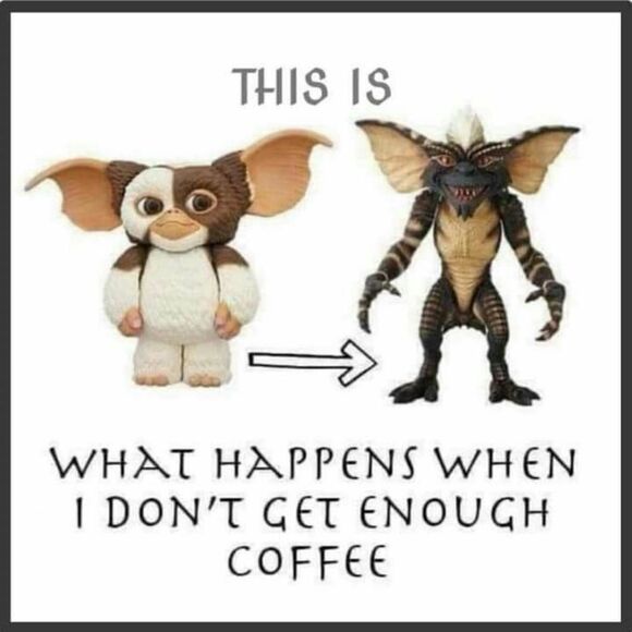 MugsBySandy Coffee Mug, 15 oz. Mug design, gremlins - Picture 1 of 2